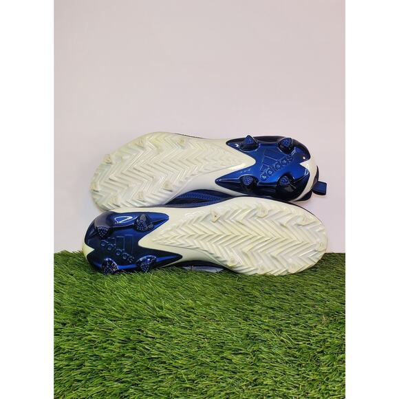 Adidas Adizero Size 12.5 Football Cleats Navy Blue White HR1604 Za1 main image 7